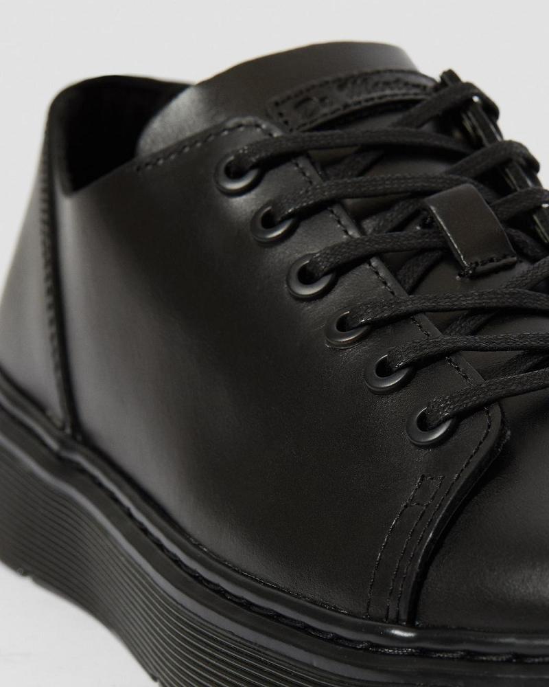 Dr Martens Dante Brando Leren Vrijetijdsschoenen Dames Zwart | NL 669ZUT